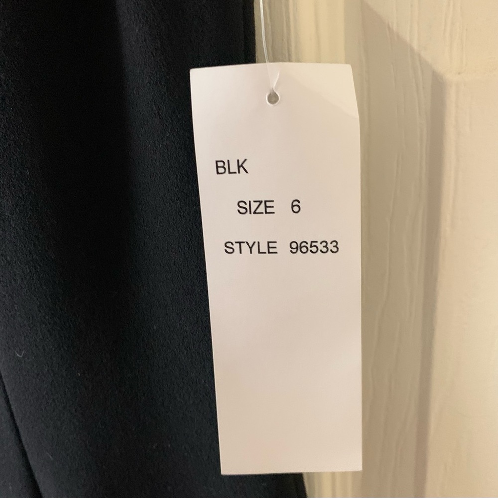 Studio I - Formal Knee Length Black Dress - Size 6 - Picture 9 of 10